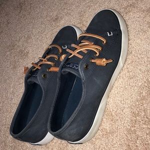 Navy blue sperry’s